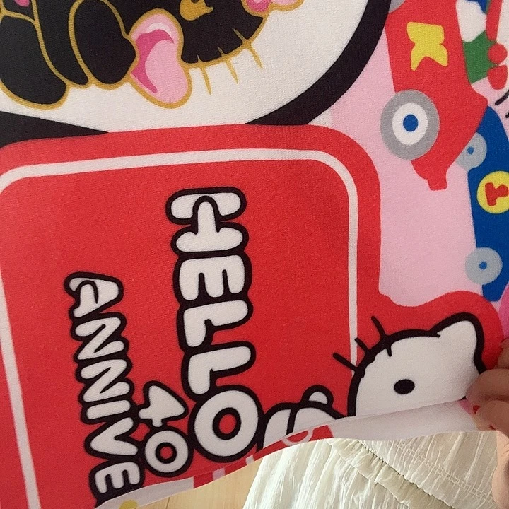 棉50周年的凯蒂猫浴巾