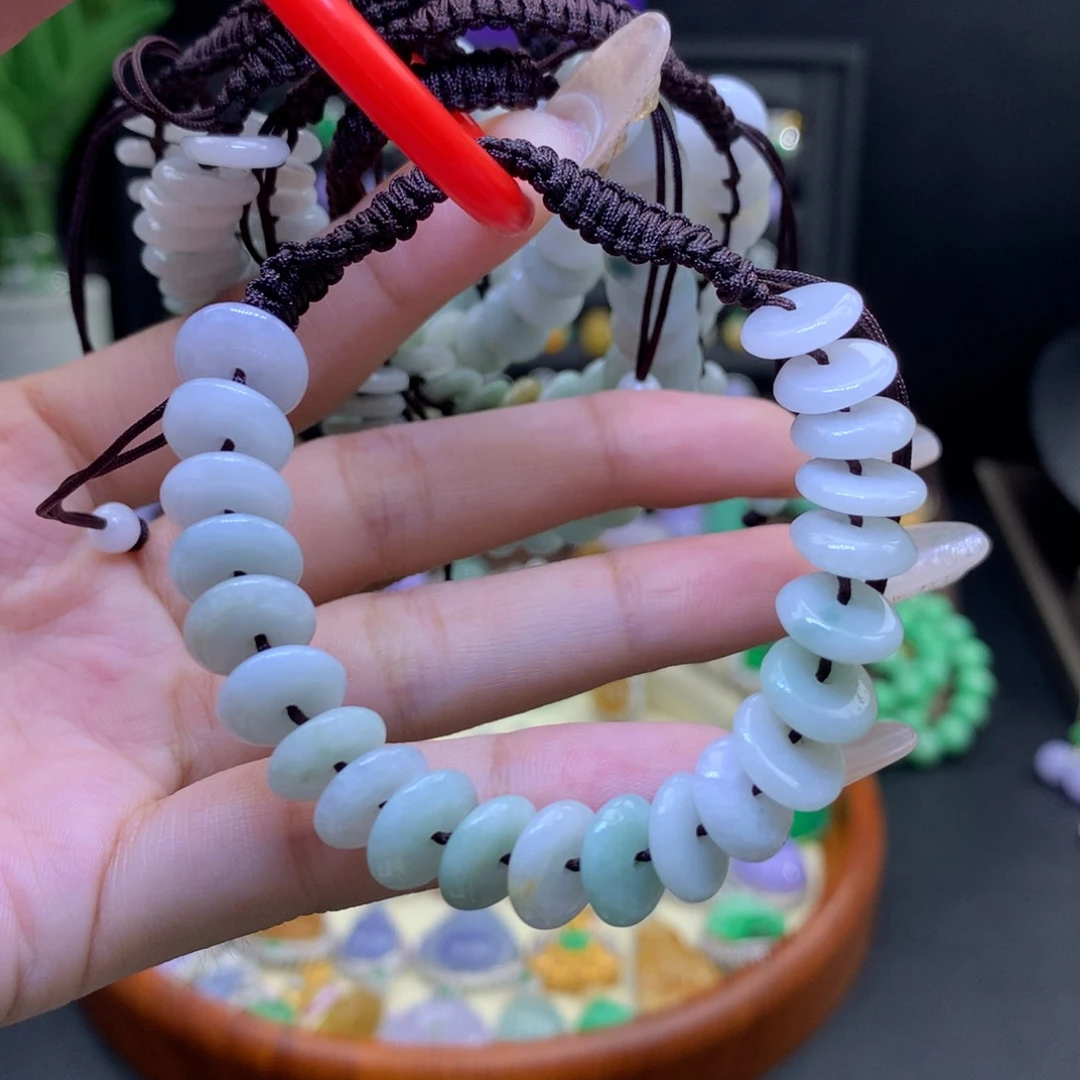 翡翠未镶嵌颈饰天然