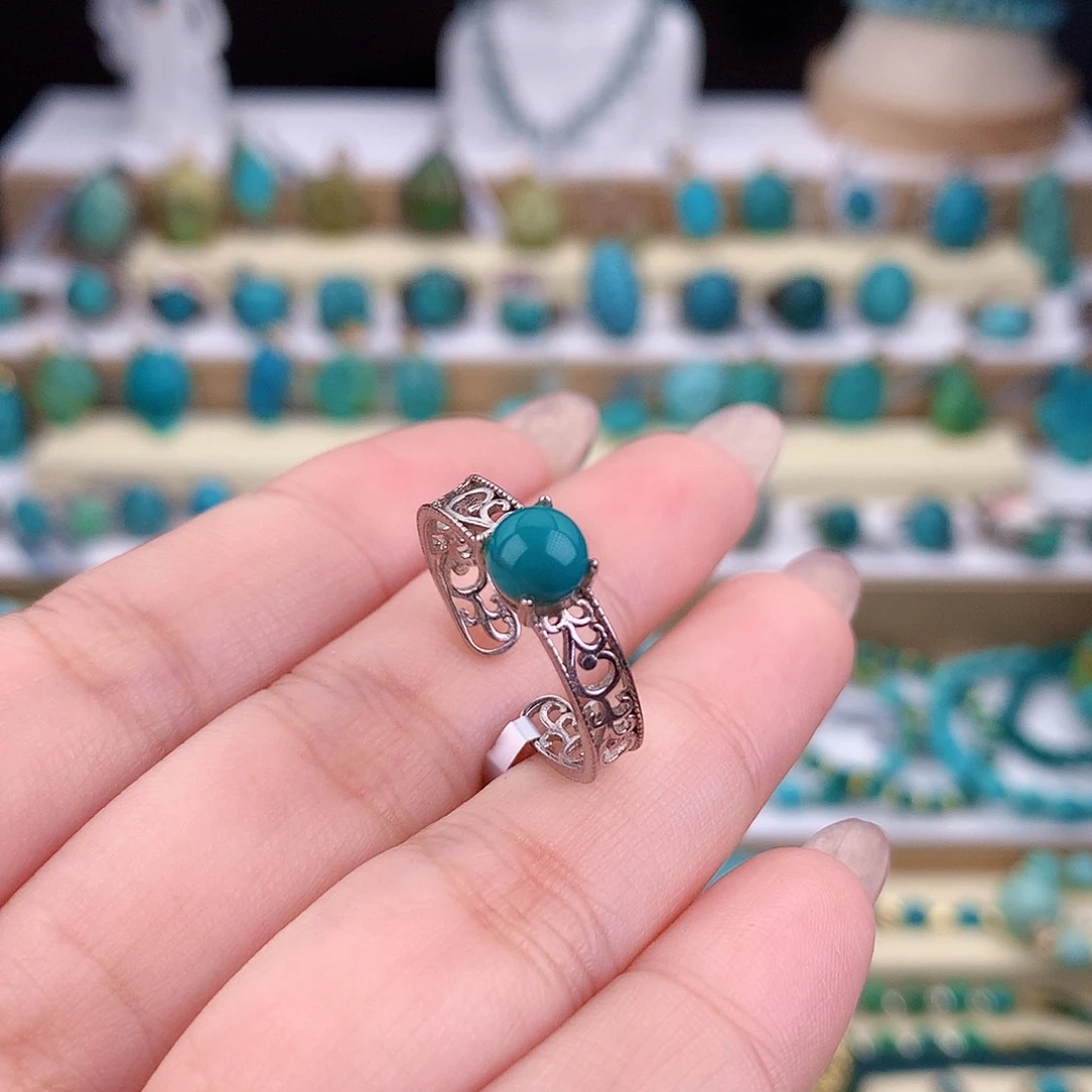 绿松石未镶嵌戒指