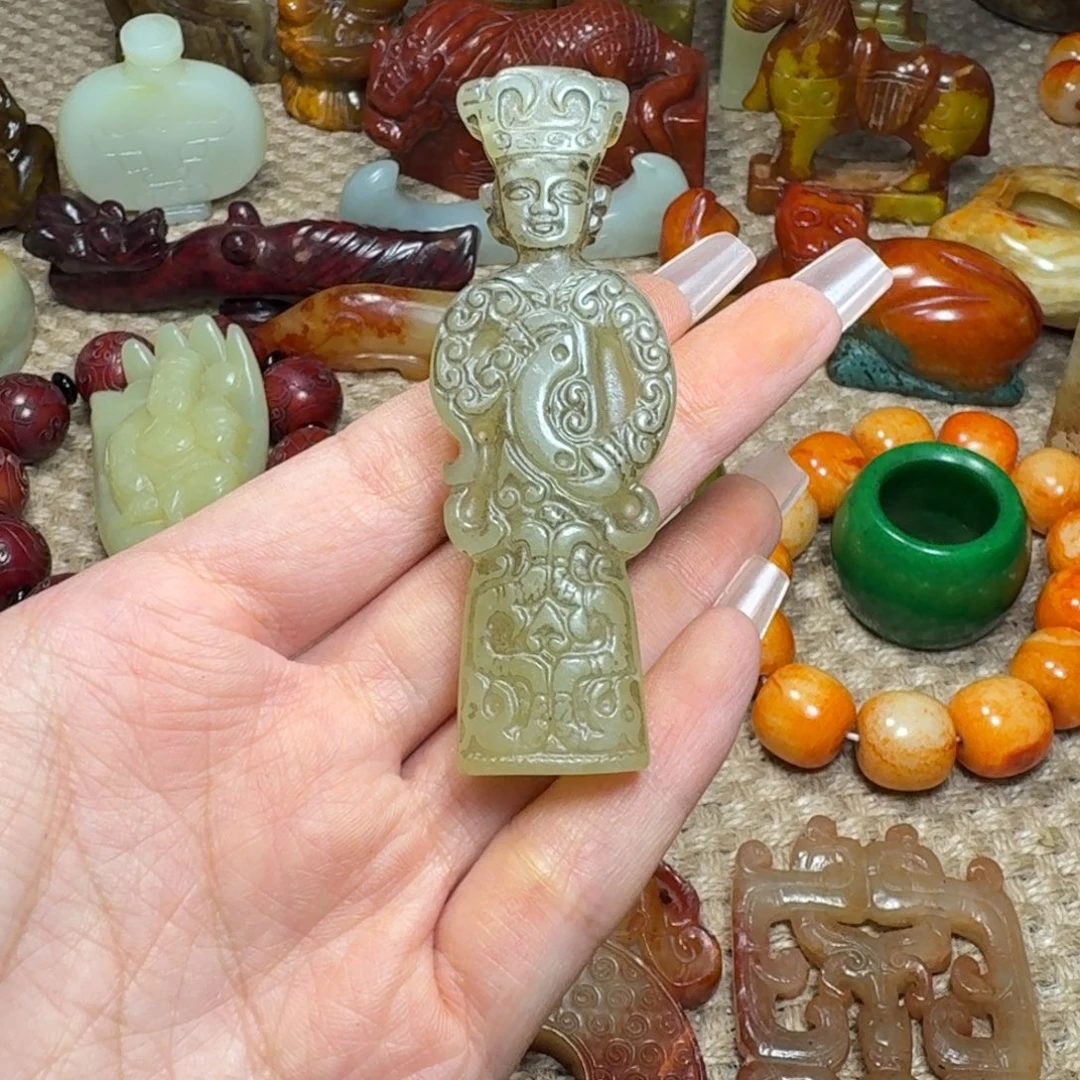 白玉菩提吊坠挂件