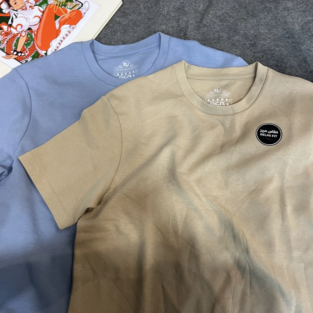 R&BfashionTee圆领T恤套头短袖无标+【乌木玫瑰香氛轻奢痞帅男装