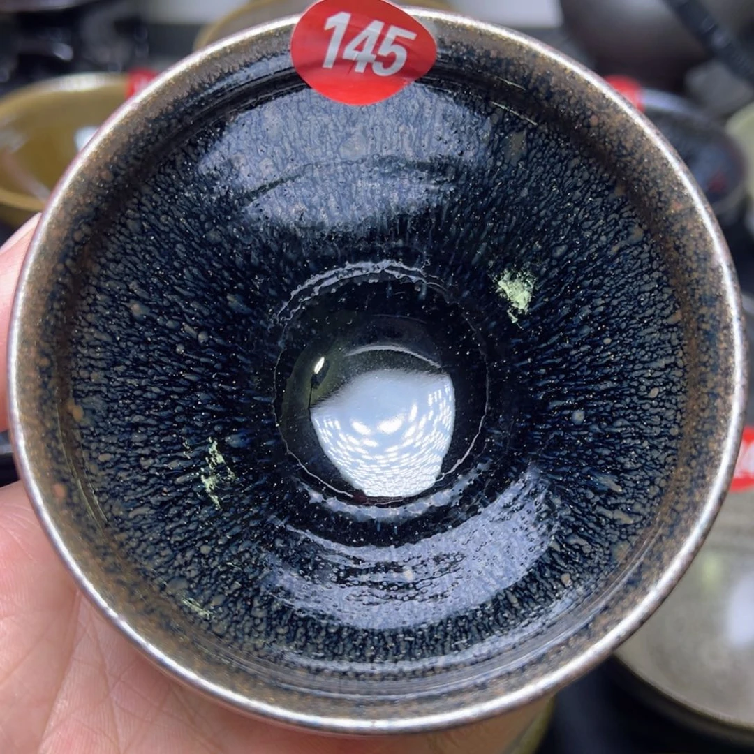 茶盏青御坊龙窑柴烧茶盏