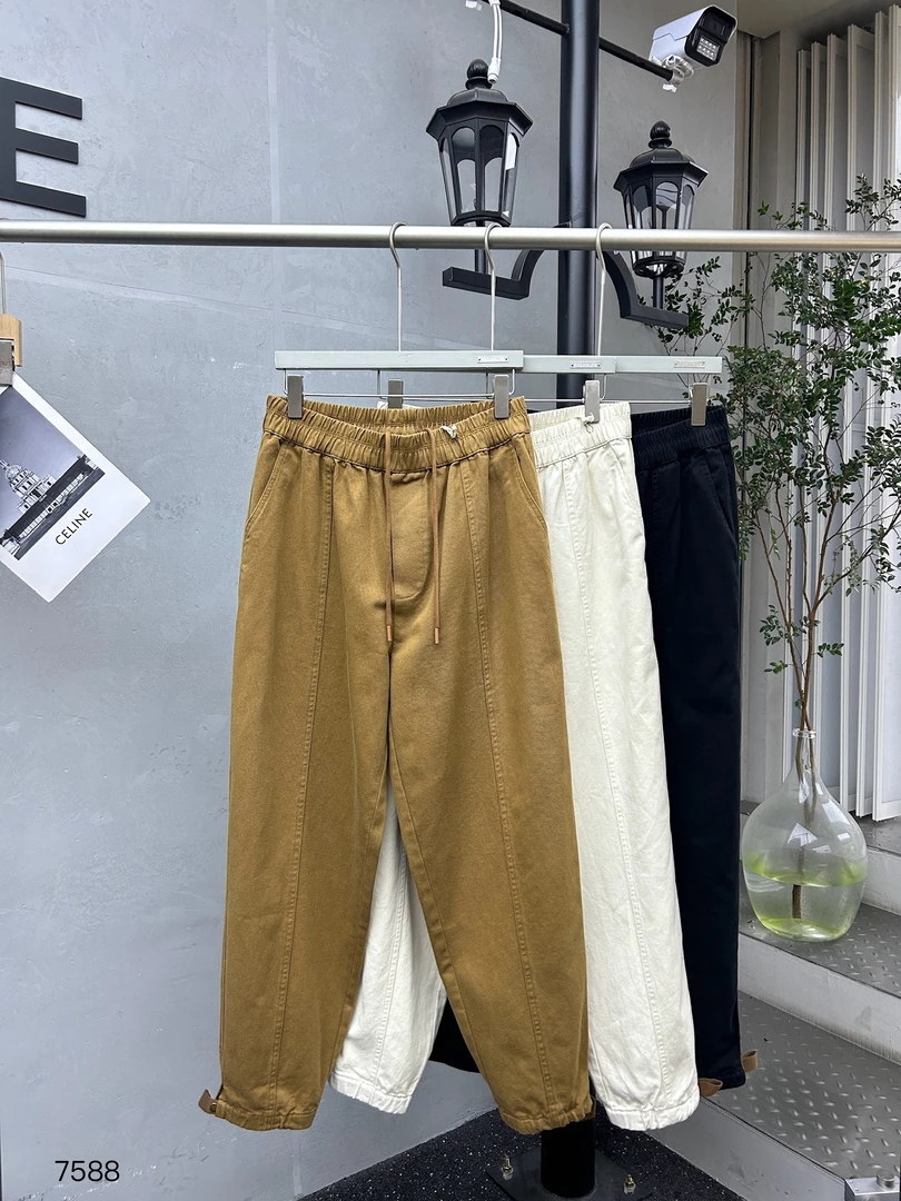 【扑写.100棉！】春季尝新！广州高品质休闲裤可调节两穿长裤Z-7588