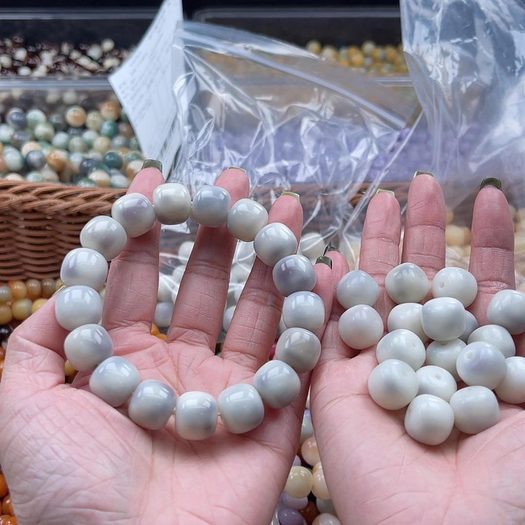 白玉菩提吊坠Wq/14mm/20颗