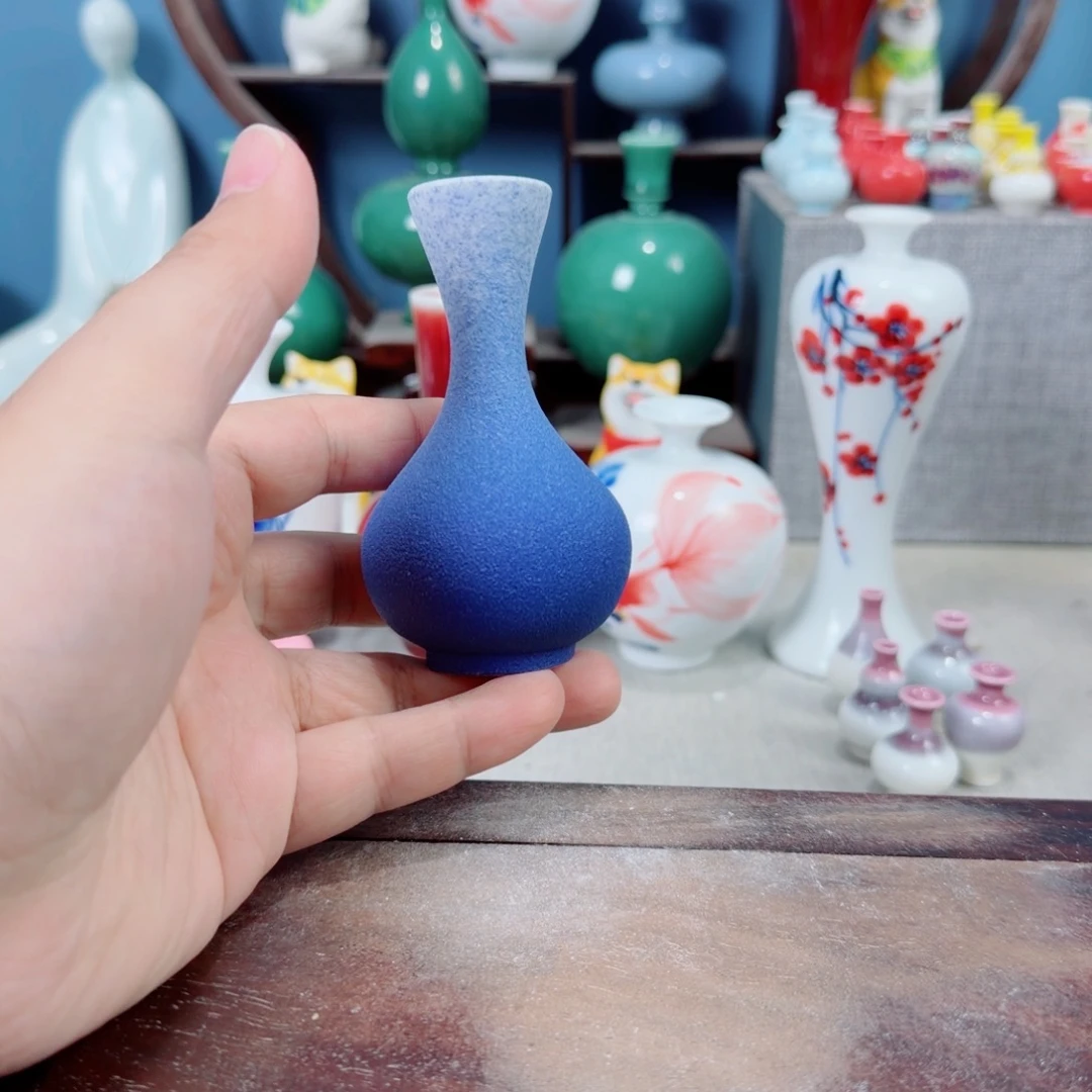 陶瓷手工小花器摆件