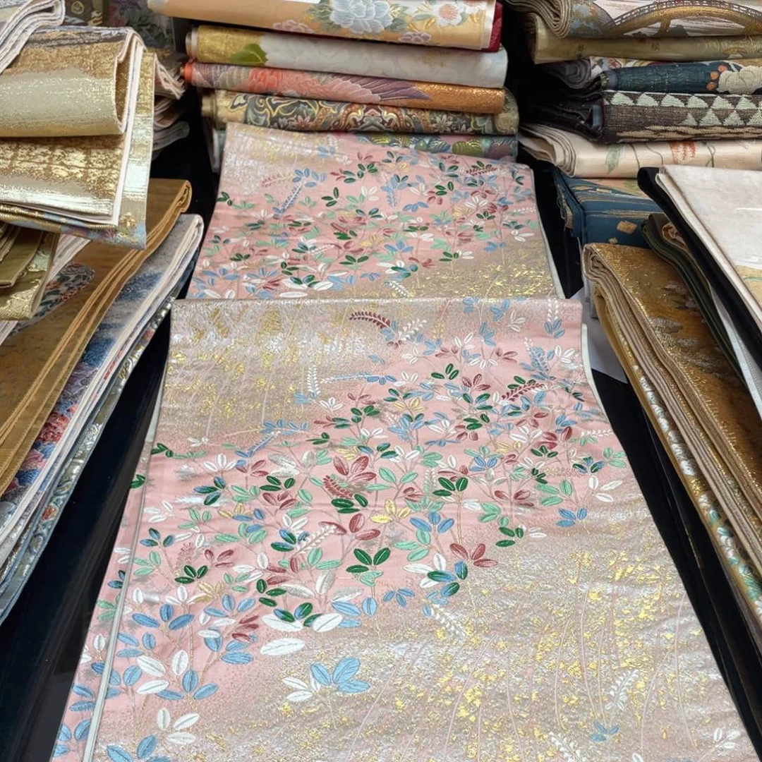 刺绣唐锦桑蚕丝正绢面料