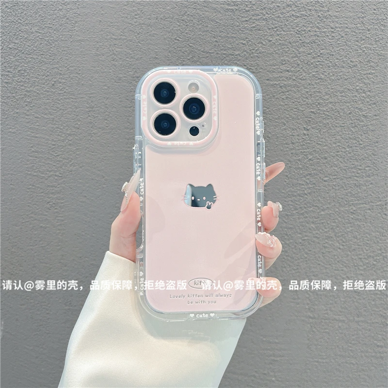 镜面奶油壳适用苹果17/iPhone/华为荣耀/OPPO/VIVO/小米手机壳潮