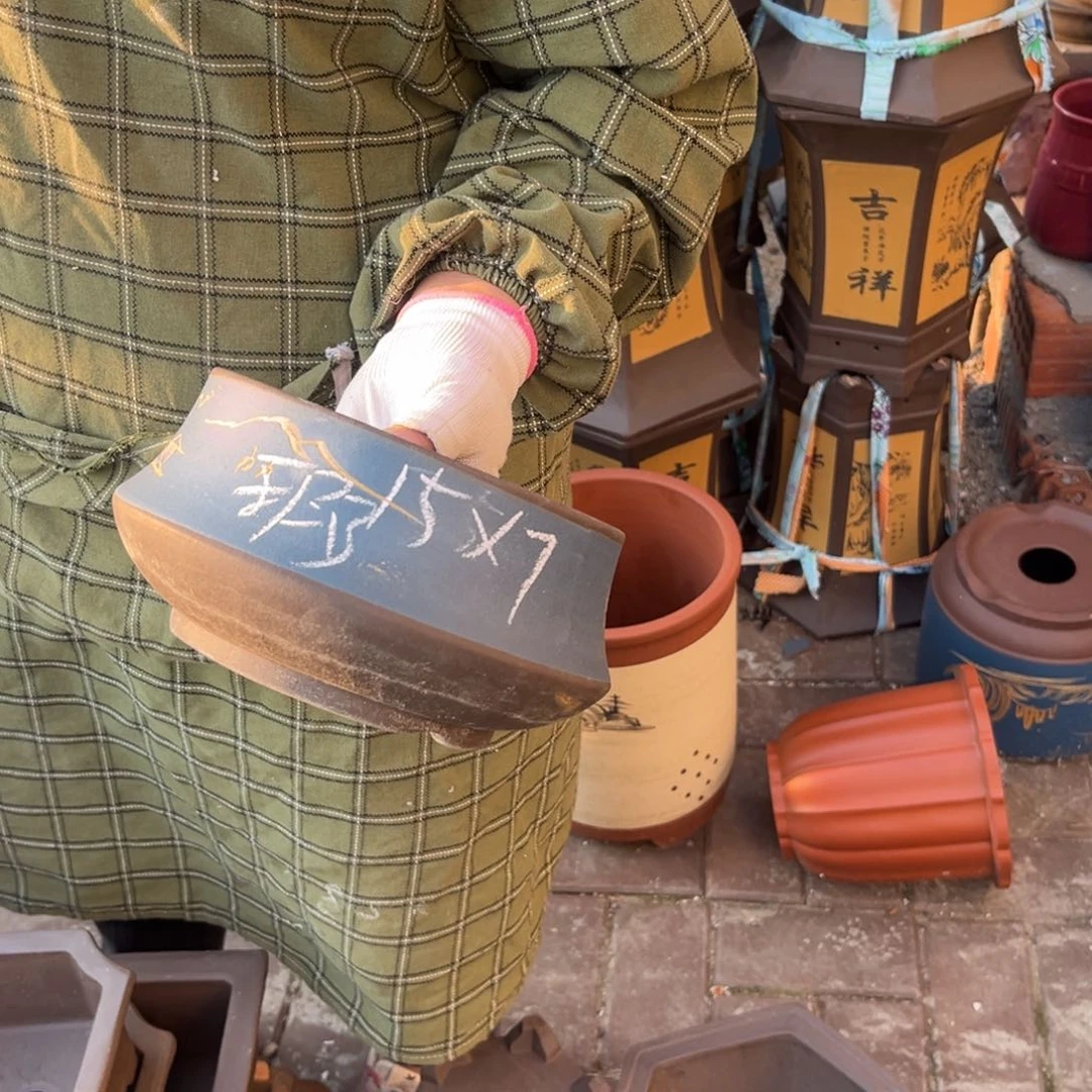 紫砂花盆紫砂花盆