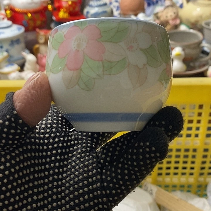 紫砂茶杯二*日本回流精品瓷器