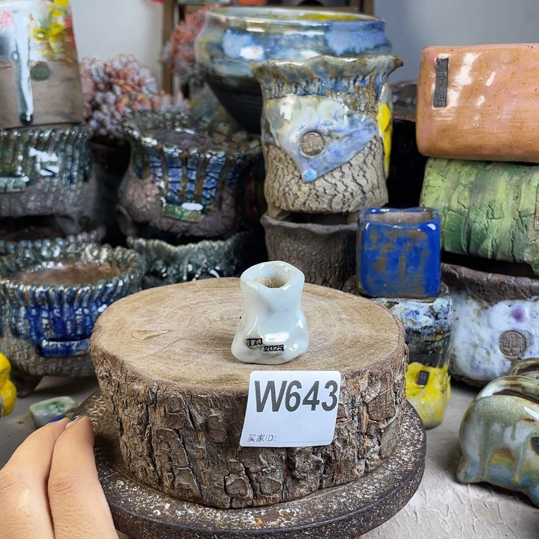 开播福利陶瓷花盆 默认微次