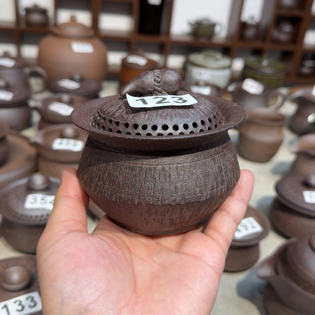 瓷粗瓷茶具素色盖碗