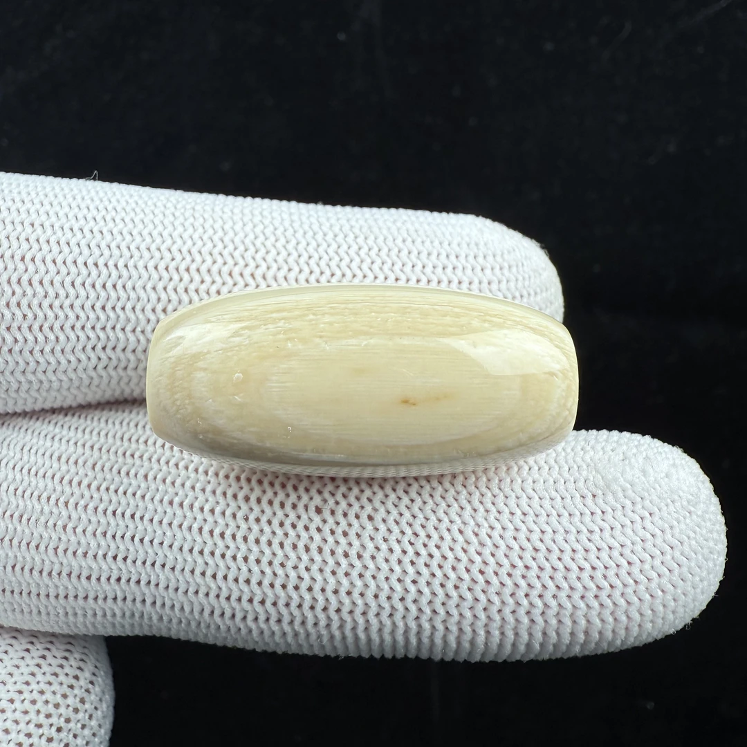 K6192天然猛犸牙长桶勒子15.2*32.2mm一物一图 假一罚十