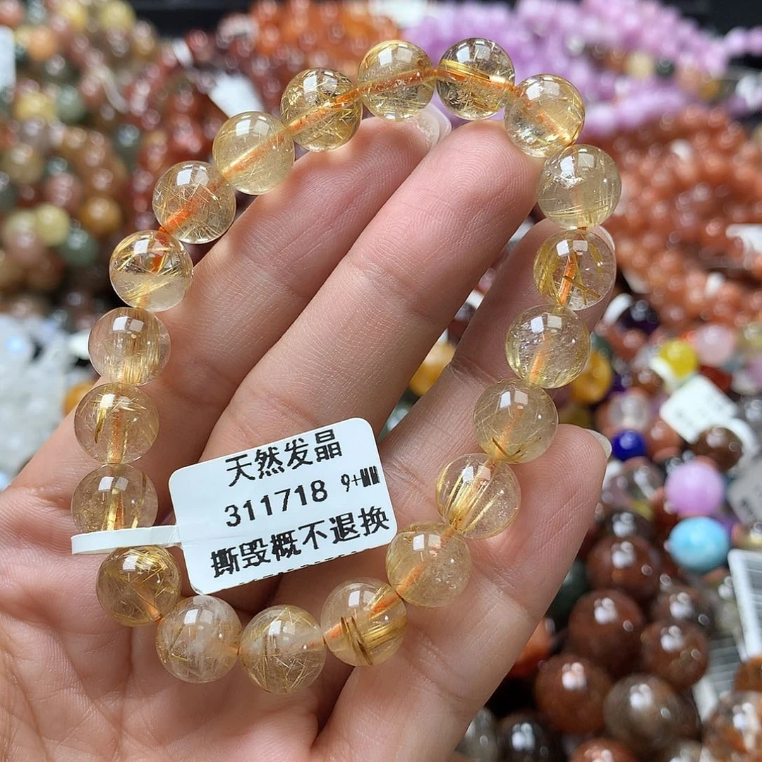水晶手链未镶嵌，，