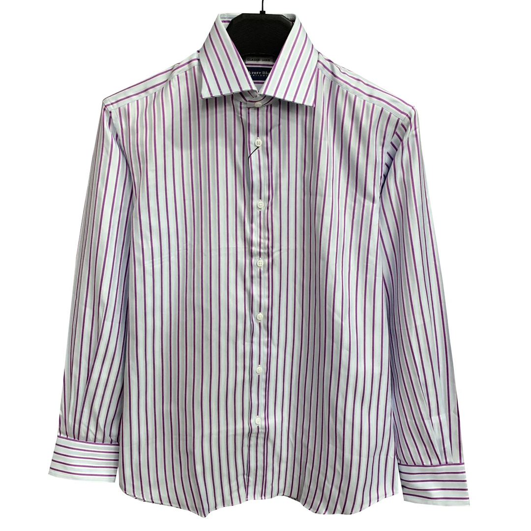 A爱其【两织法三配色】160支SUPERLINE系列100长绒棉男士衬衫1800