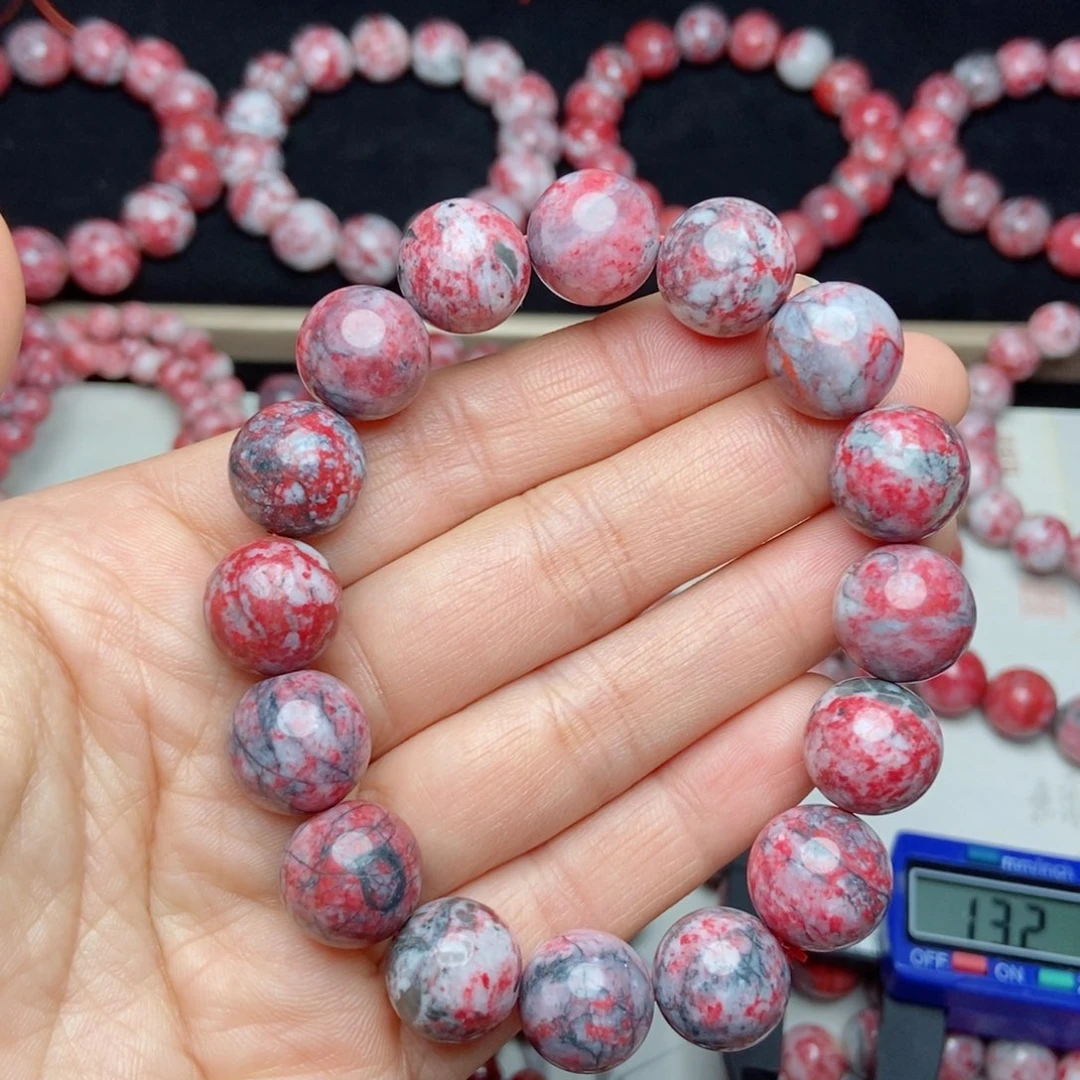 天然辰砂朱砂原石卡13