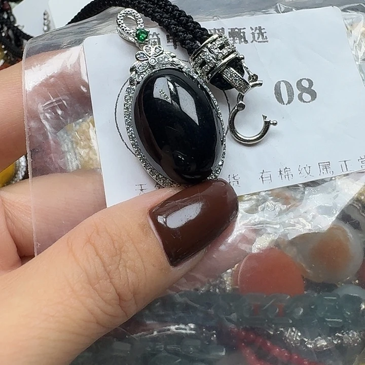 翡翠未镶嵌项链翡翠