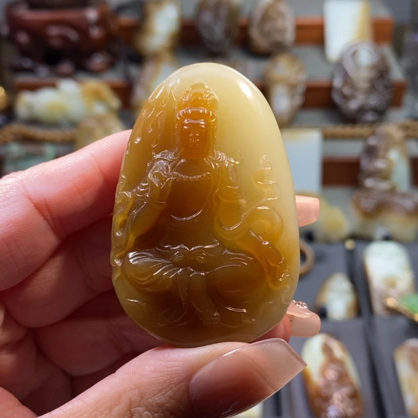 【闪购商品】和田玉（糖玉）吊坠未镶嵌