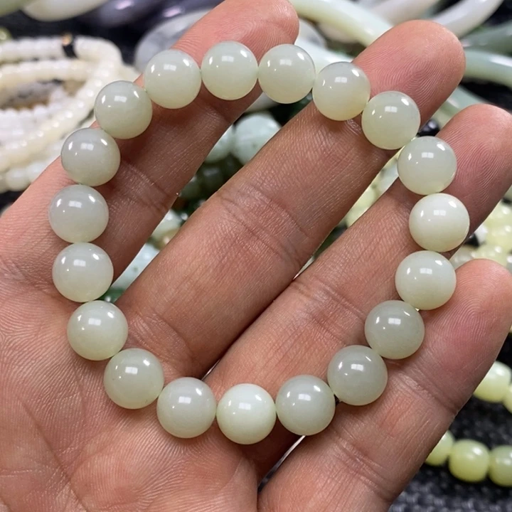 和田玉未镶嵌手链