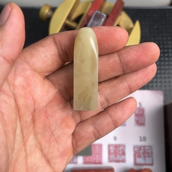大***原巴林石印石现场纯手工定制制作精美