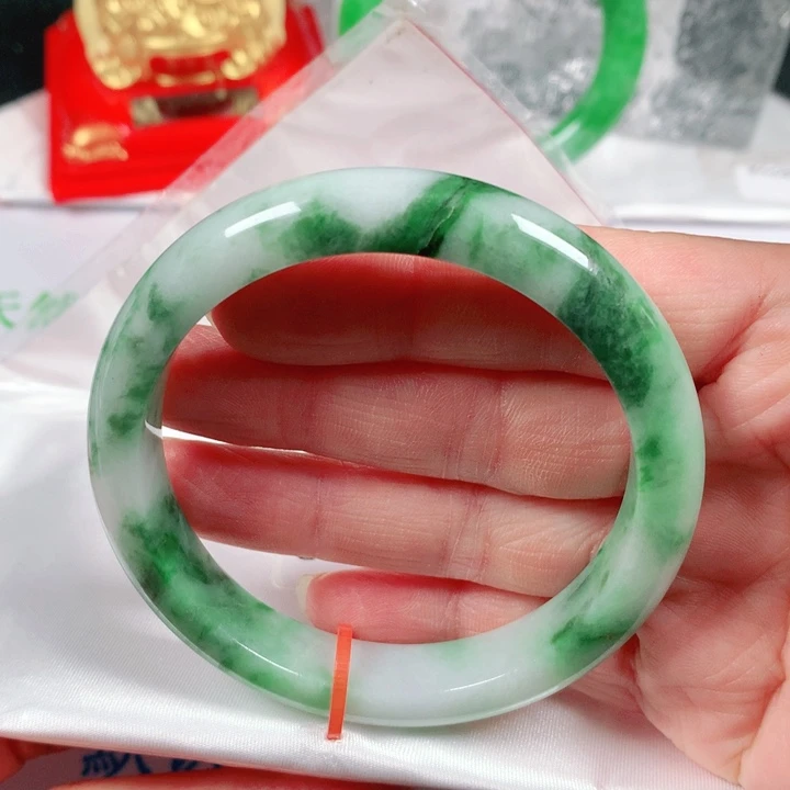 未镶嵌手镯翡翠  编号S1382 正圈57