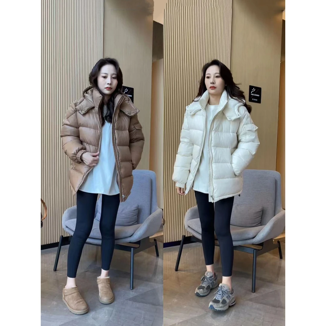 【梦婷家】欧货百搭连帽保暖冬季休闲棉服外套-1342