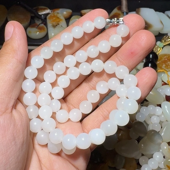 和田玉未镶嵌项链