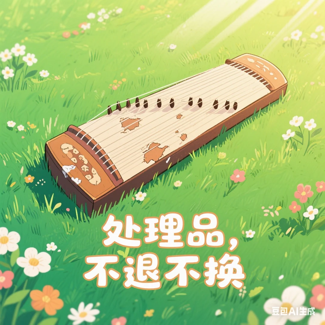 瑕疵处理古筝 直播间定制 现场选购 现场听音色 不退不换