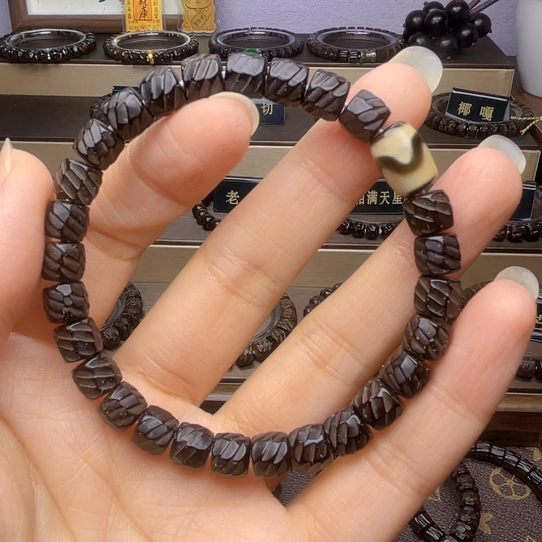 手串椰蒂印尼原生态椰蒂87凤羽