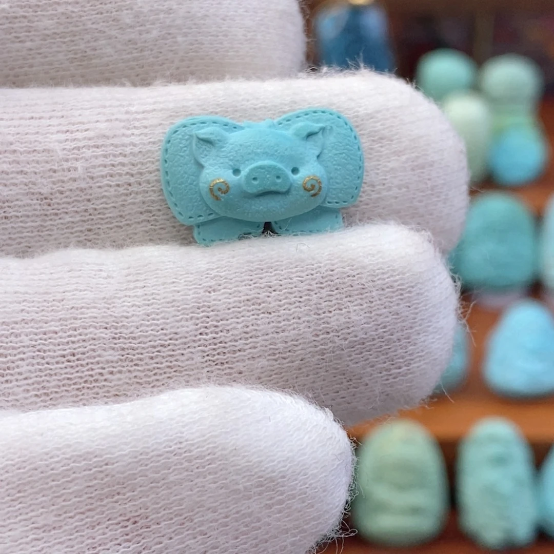 绿松石未镶嵌珠宝奇石