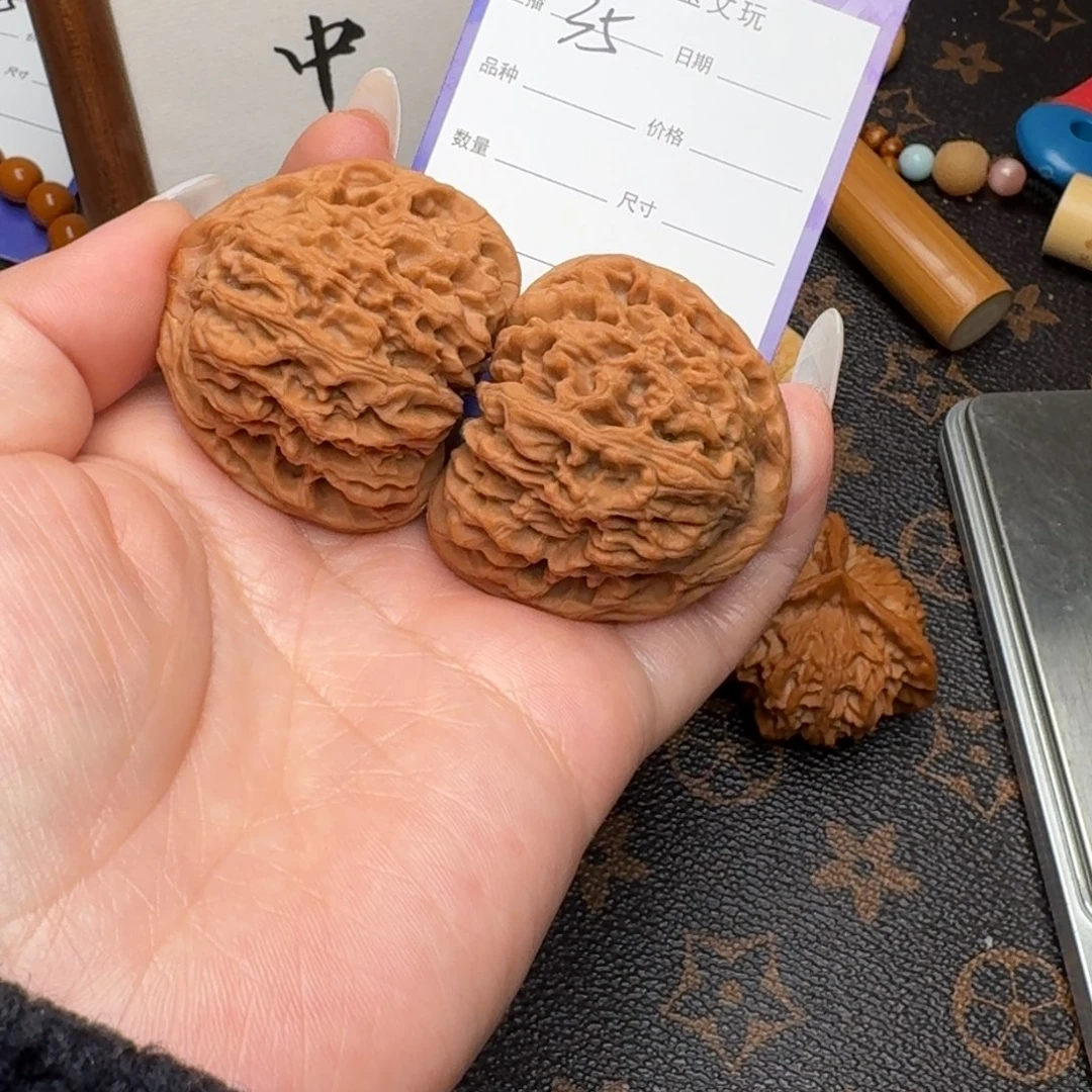 把件文玩核桃43.5南疆石35