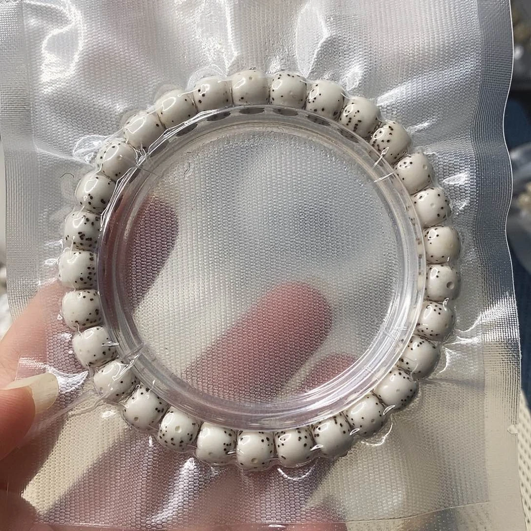 吊坠星月菩提原白大留白单圈87