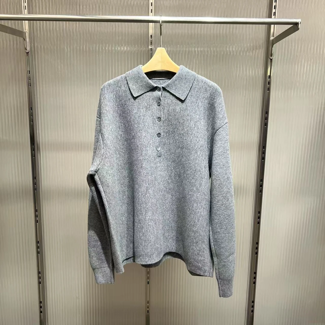 原单商场同款2025秋季新款针织POLO领毛针织衫5P9313400