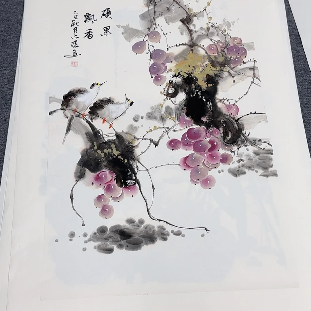 国画刘亦凌68*45纯手绘