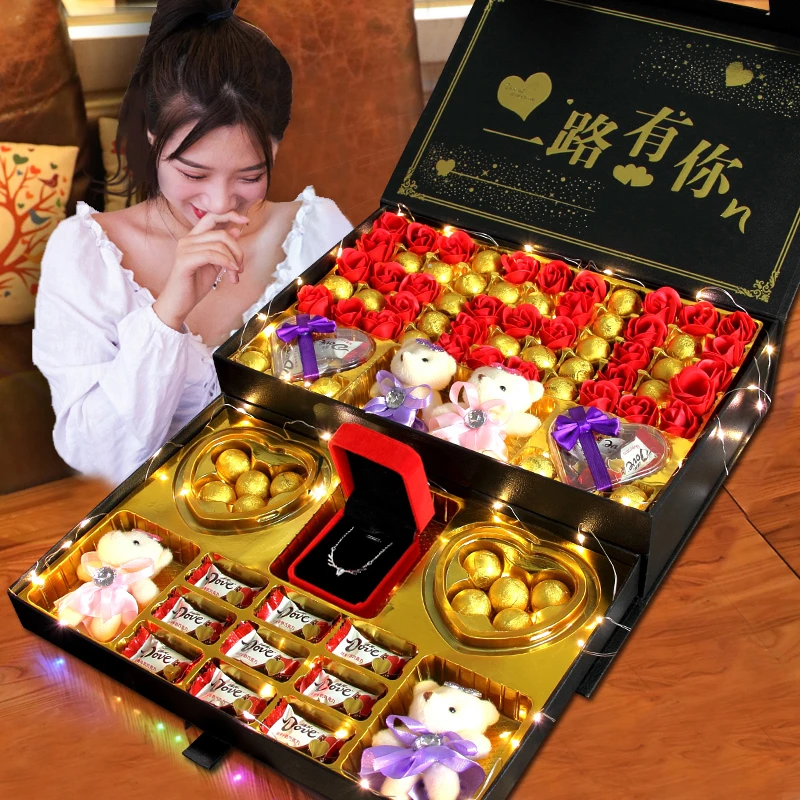 Dove/德芙七夕情人节礼物巧克力礼盒装送女朋友女生老婆表白生日