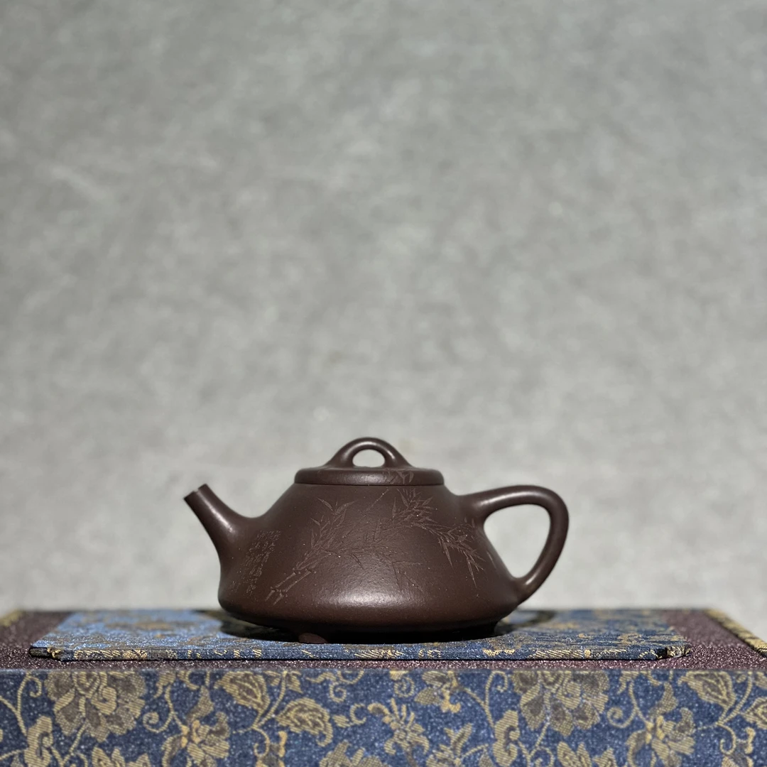 子冶石瓢壶，祁令军，天青泥140cc紫砂壶排名前十推荐