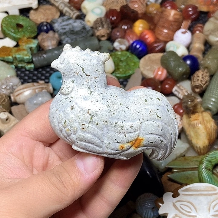 和田玉未镶嵌颈饰136