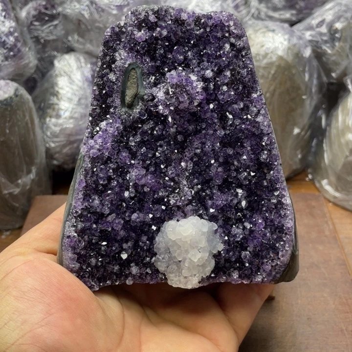 摆件紫晶未镶嵌紫晶