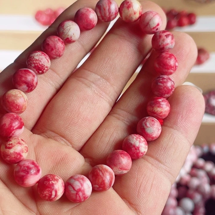 明***杨天然辰砂原石首饰