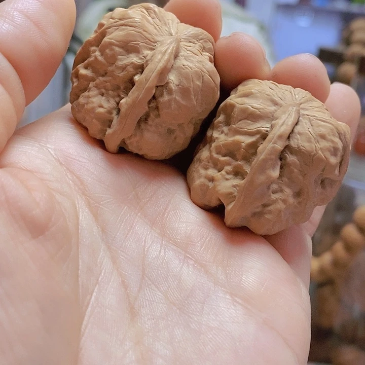 【闪购商品】文玩核桃把件33一帆风顺