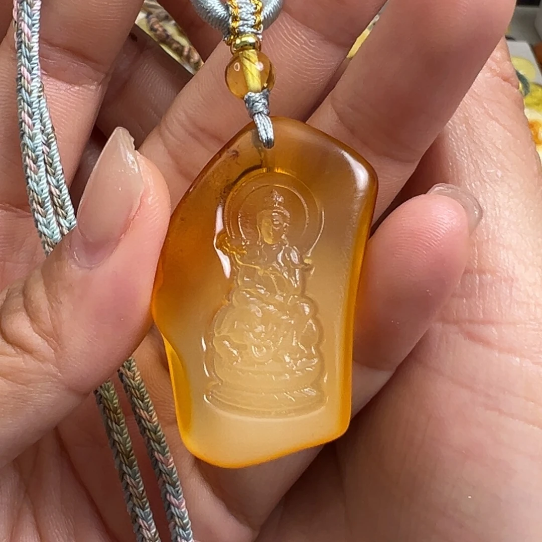 向***岚裸石蜜蜡未镶嵌龙蛇