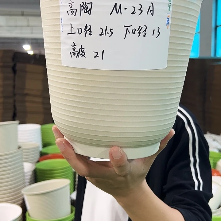 正品高陶口21高21米色6只无托