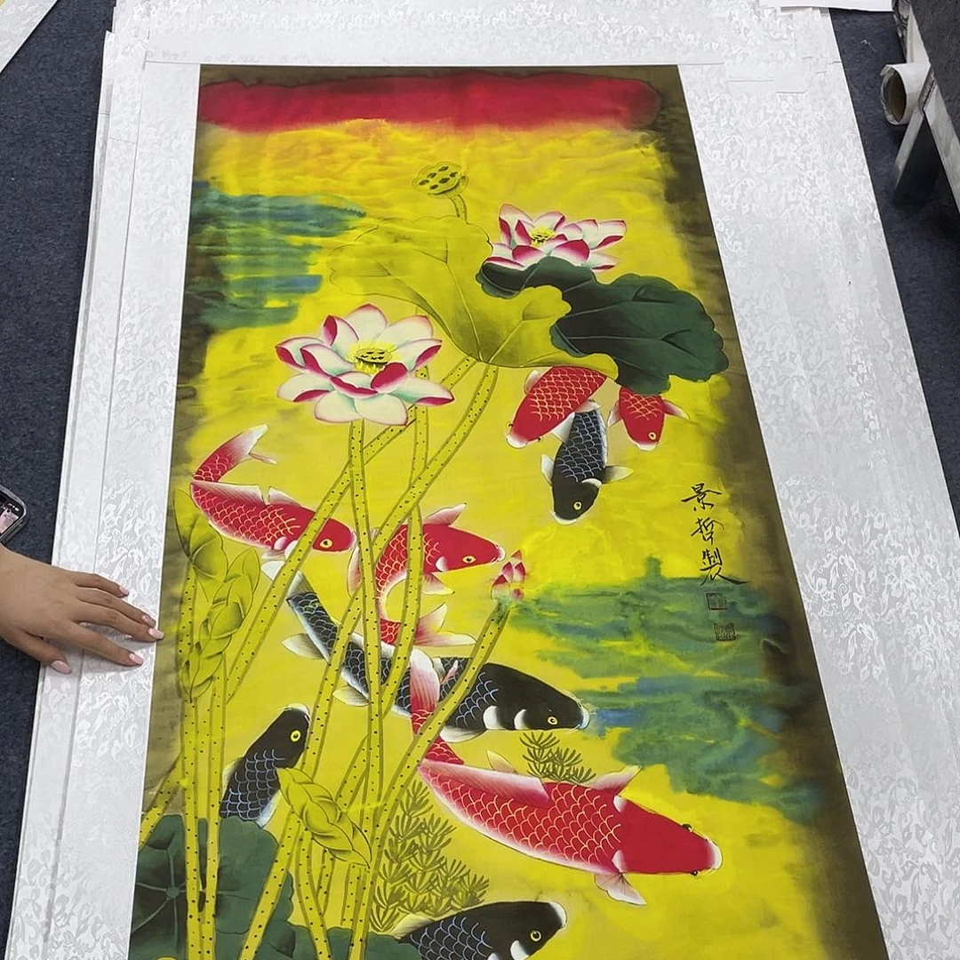 国画作品小姐姐放漏…
