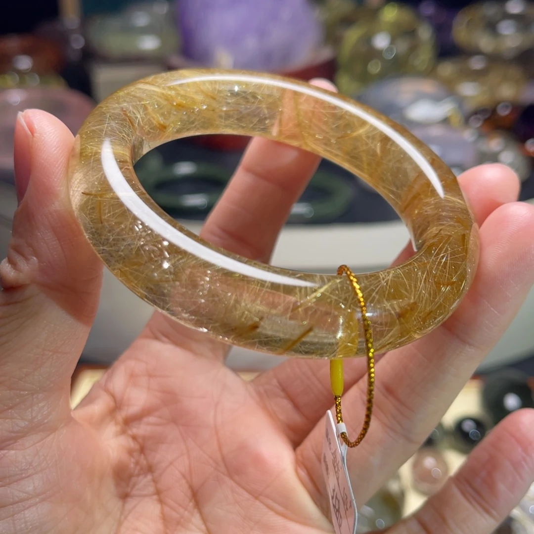 手镯未镶嵌水晶手镯