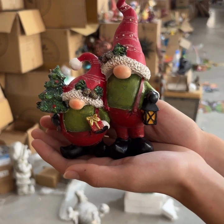 摆件样品样品圣诞地精兄弟