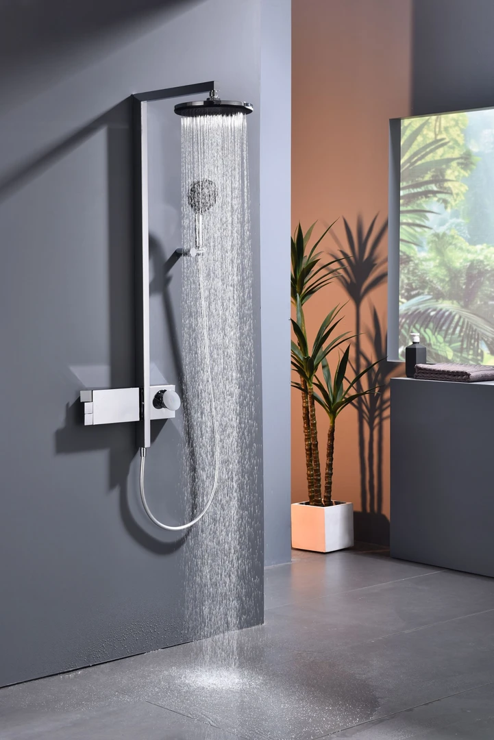 赛尼凯特   极简轻奢冷热花洒套装淋浴房浴室卫生间花洒