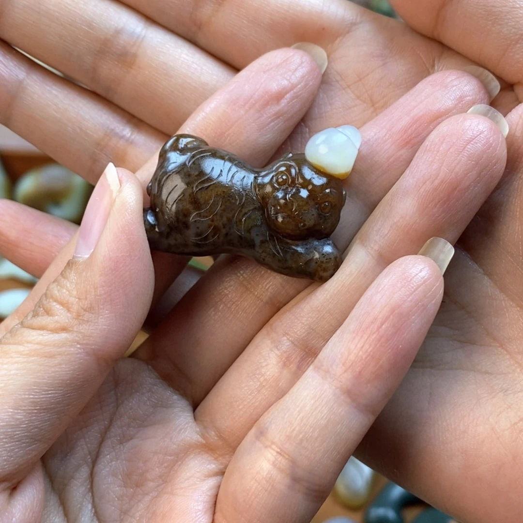 和田玉（糖玉）颈饰未镶嵌頔*定制