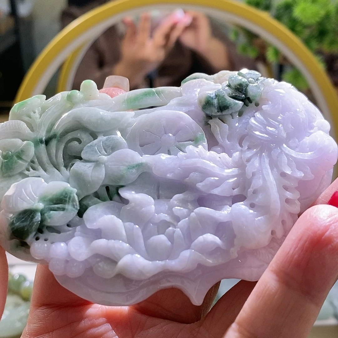 【闪购商品】翡翠颈饰未镶嵌凤凰