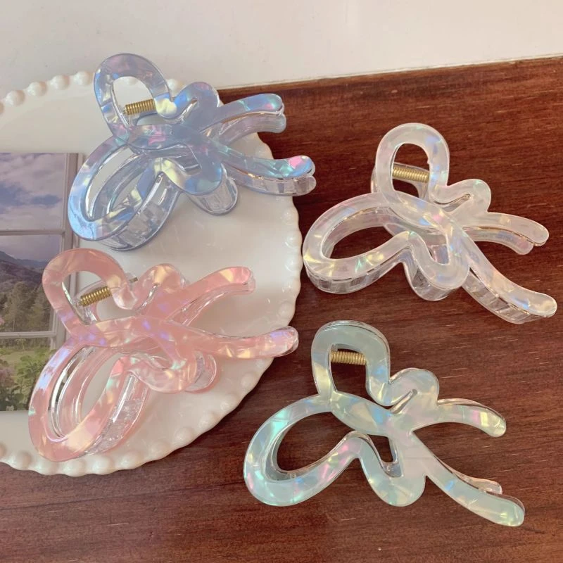 果冻色大号发夹女2024新款高级感抓夹后脑勺盘发鲨鱼夹子发卡发饰