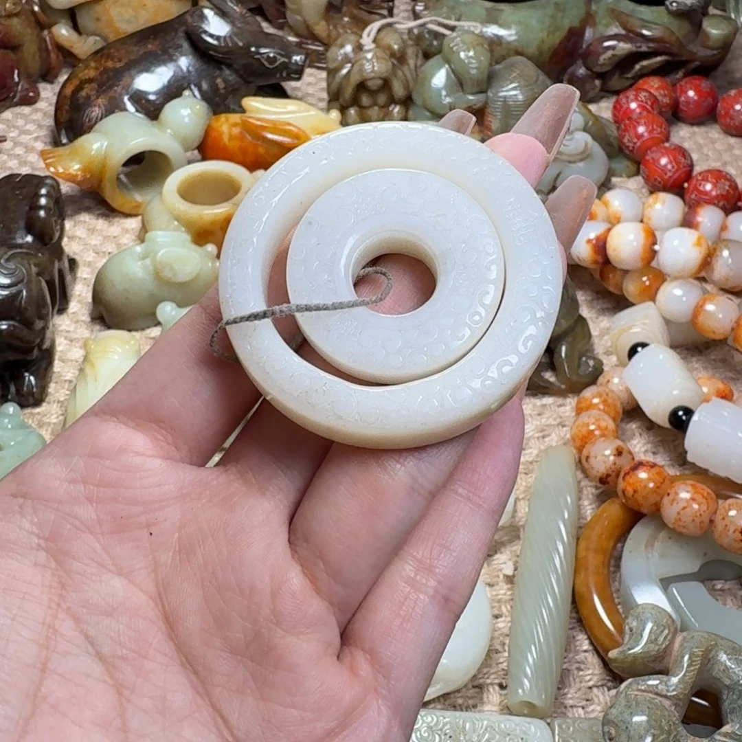 白玉菩提吊坠挂件