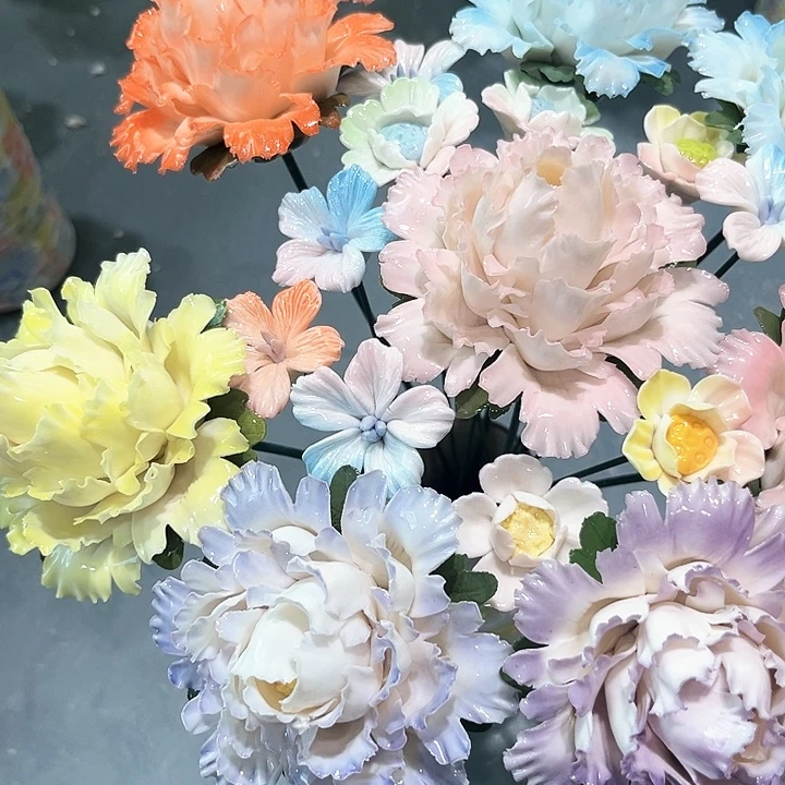 末***花摆件陶瓷等行业的生产和销售